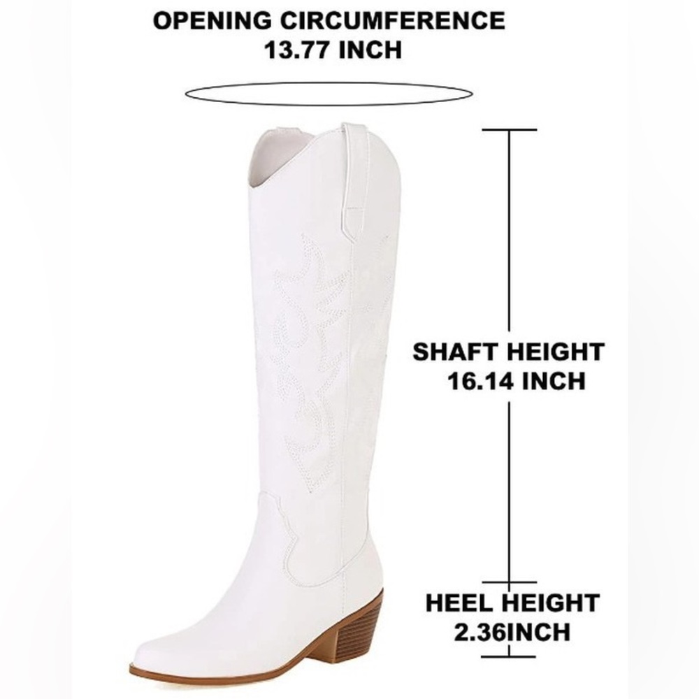 white western rancher cowboy cowgirl boots size 8.5